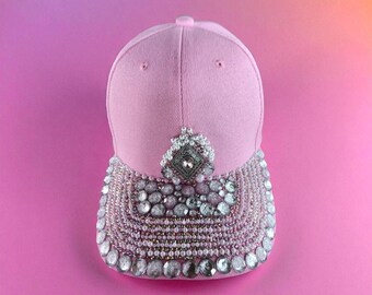 Cappello da baseball casual in rete con paillettes Farfalla