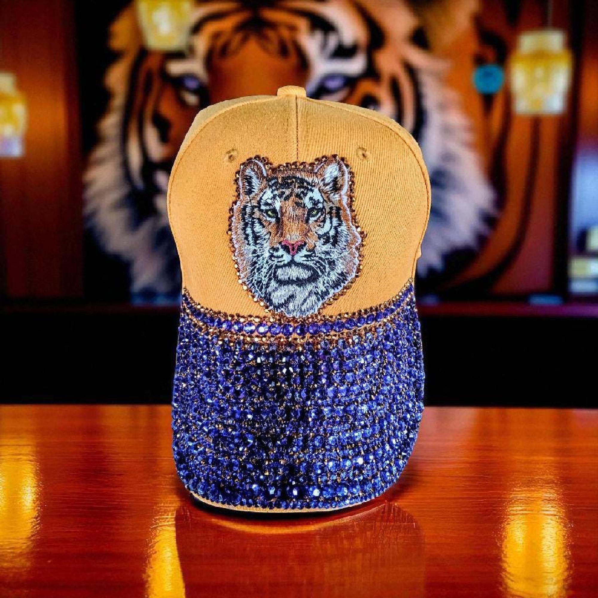 BLING LSU Embellished Purple Baseball Cap Lsu Rhinestone Cap | TikTok main image 2