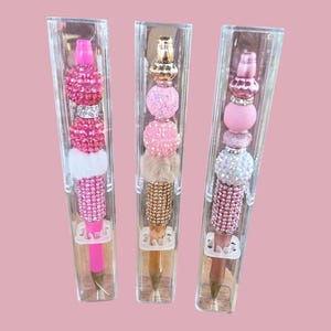 Beaded Ink Pen Set: Fun Office, Teacher, Wedding Pens
