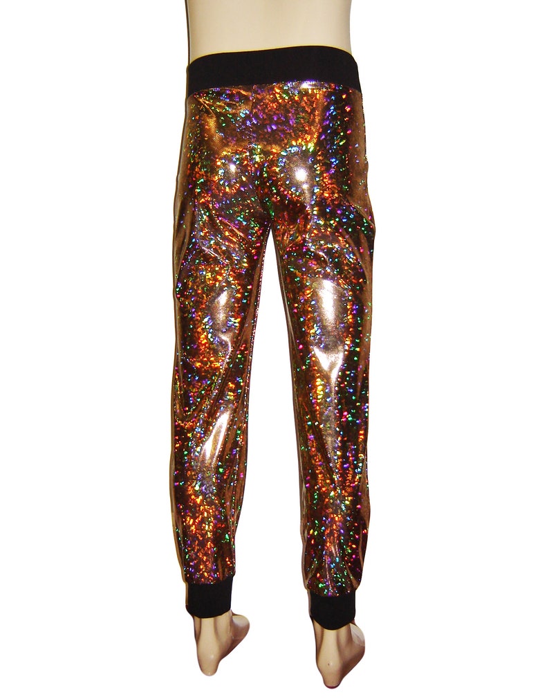 Abstract Pastel Holographic Men's Joggers