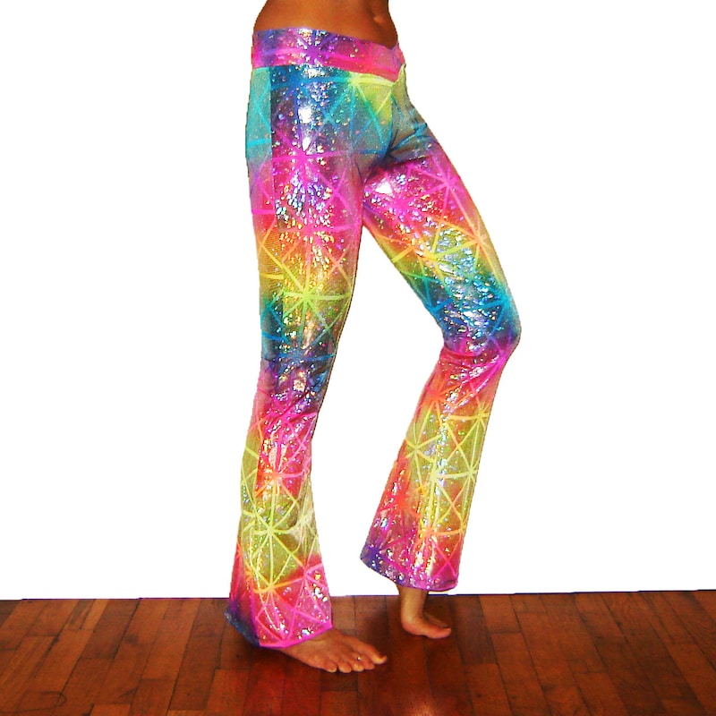 Rainbow Holo Garters (set of 2)