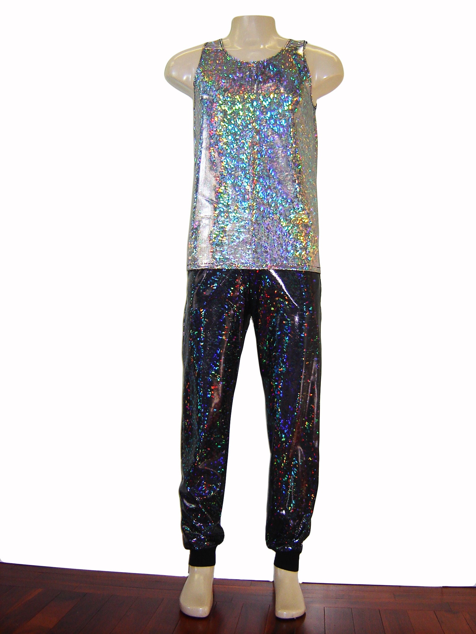 Psychedelic Holographic Men's Joggers