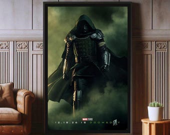 2026 Avengers: Doomsday Movie Poster, High Quality Canvas Print, Popular Film Poster Prints for Wall Aesthetic Decor, A1,A2,A3,A4,A5,27X40