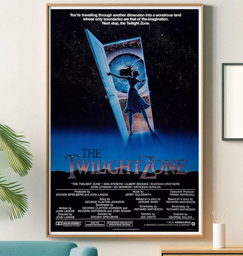 The Twilight Zone Movie Poster, High Quality Canvas Print, Popular ...
