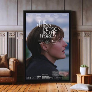 The Worst Person in the World Film Poster, High Quality Canvas Print, Popular Poster Prints for Wall Aesthetic Decor, A1,A2,A3,A4,A5,27X40