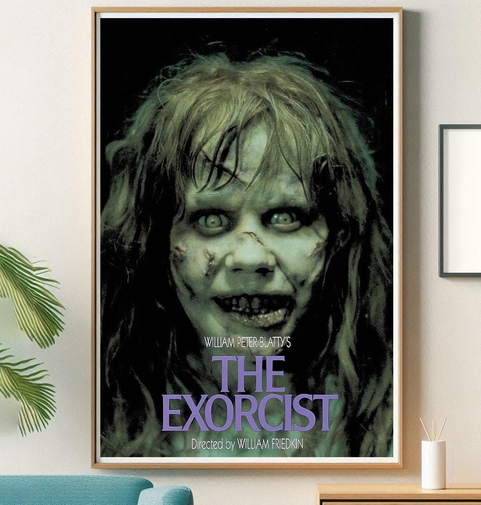 The Exorcist Film Poster, High Quality Canvas Print, Popular