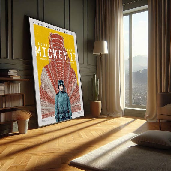 Mickey 17 Film Poster, High Quality Canvas Print, Popular Poster
