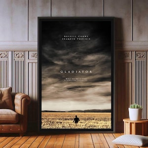 Gladiator Filmplakat, hochwertige Leinwanddruck, beliebte Poster für ästhetische Wanddekoration, A1, A2, A3, A4, A5, 27X40