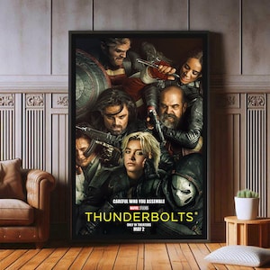 Thunderbolts * Film Poster, hochwertige Leinwand, beliebte Poster für die Wand, A1, A2, A3, A4, A5, 27X40