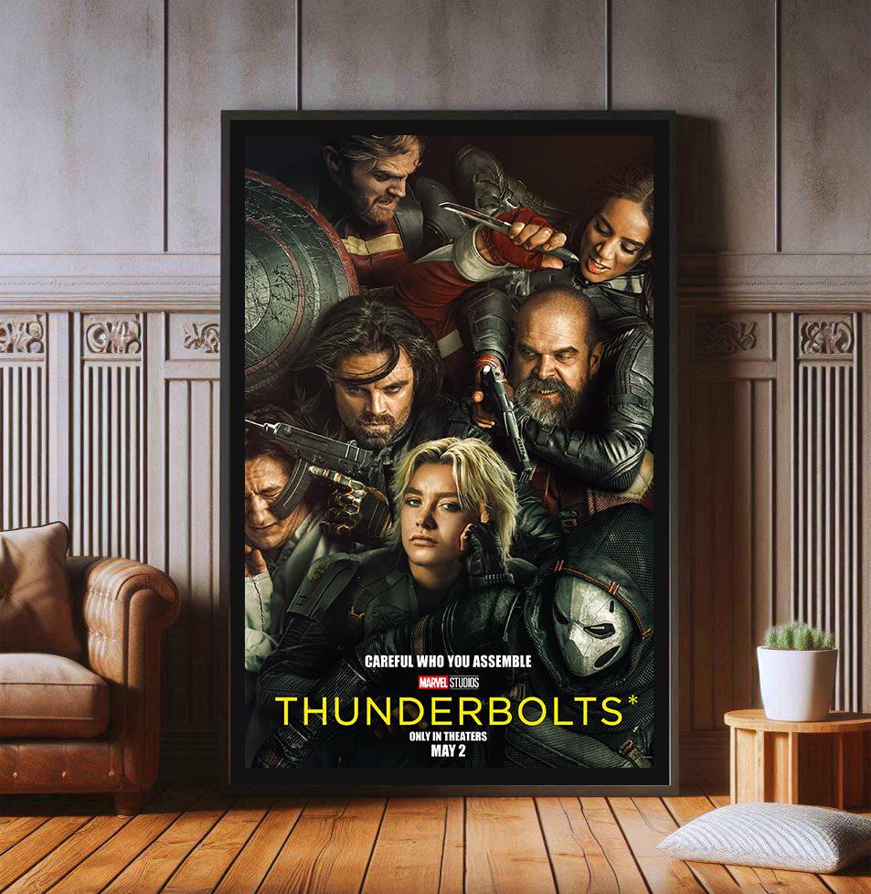 Póster De La Película Thunderbolts 2025 - Varios Tamaños A5, A4, A3, A2, A1 | Perfecto Para Fans De Cine Y Coleccionistas