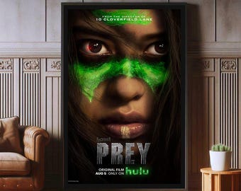 Prey Movie Poster, High Quality Canvas Print, Popular Poster