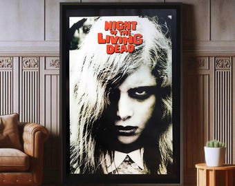 Night Of The Living Dead-Girl Movie Poster, High Quality Canvas Print, Popular Poster Prints for Wall Aesthetic Decor, A1,A2,A3,A4,A5,27X40