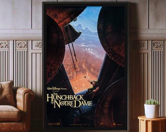 The Hunchback of Notre Dame Film Poster, High Quality Canvas Print, Popular Poster Prints for Wall Aesthetic Decor, A1,A2,A3,A4,A5,27X40