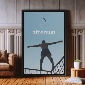 Póster de la película "Aftersun", impresión en lienzo de alta calidad, impresiones populares para decoración de paredes, tamaños A1, A2, A3, A4, A5, 27 x 40
