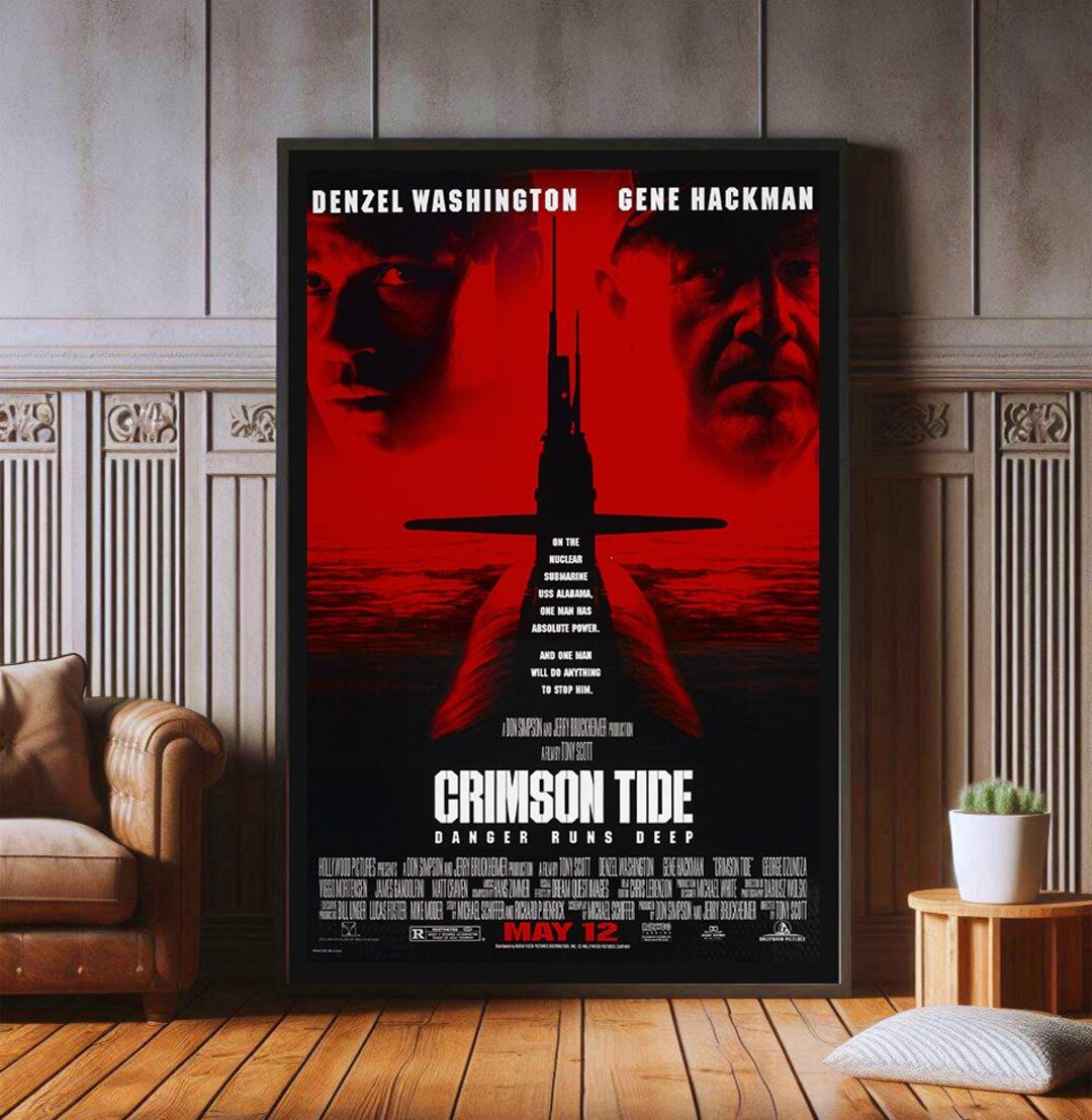 クリムゾン・タイド 映画ポスター：デンゼル・ワシントン
