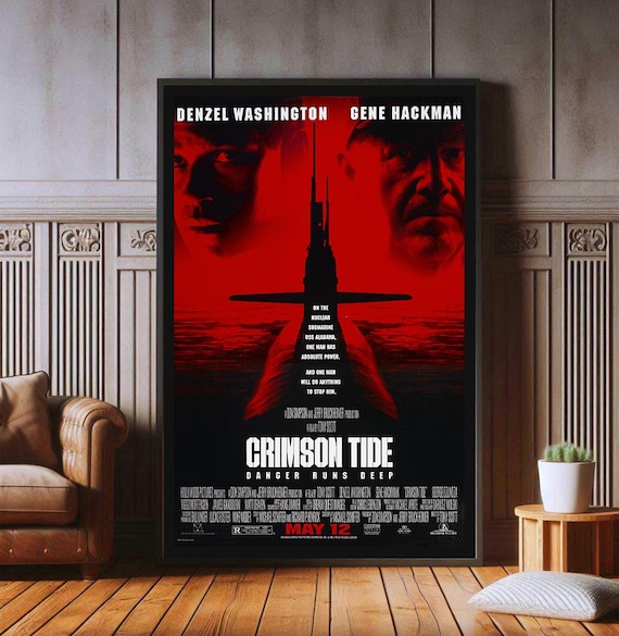 クリムゾン・タイド 映画ポスター：デンゼル・ワシントン、ジーン