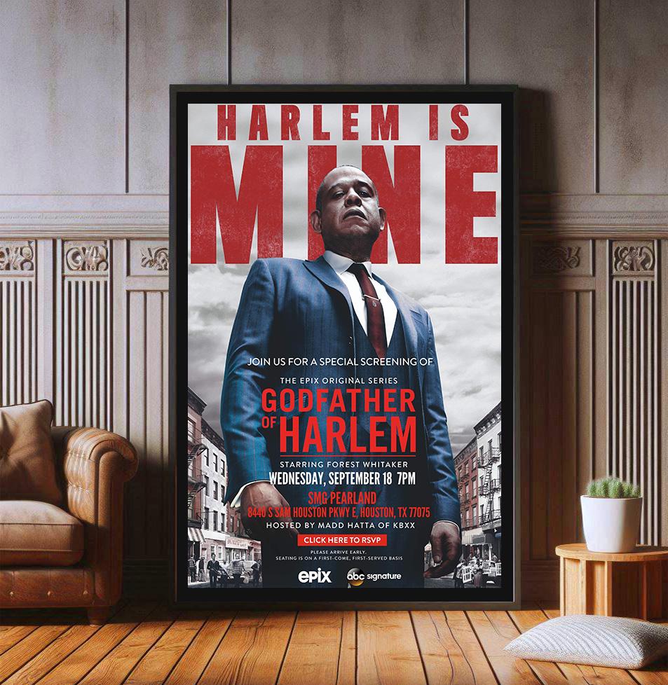 Godfather of Harlem Film Poster, High Quality Canvas Print, Popular Poster Prints for Wall Aesthetic Decor, A1,A2,A3,A4,A5,27X40''