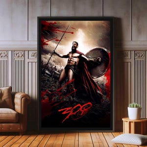 300 Film Poster, High Quality Canvas Print, Popular Poster Prints for Wall Aesthetic Decor, A1,A2,A3,A4,A5,27X40