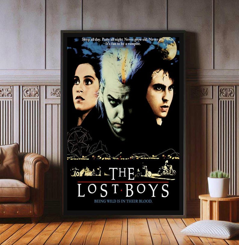 1987 the Lost Boys Movie Poster, High Quality Canvas Print, Popular — free download