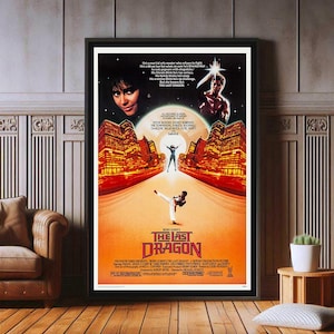 The Last Dragon Filmposter, hochwertige Leinwanddruck, beliebte Poster für ästhetisches Wanddekor, A1, A2, A3, A4, A5, 27X40 ''