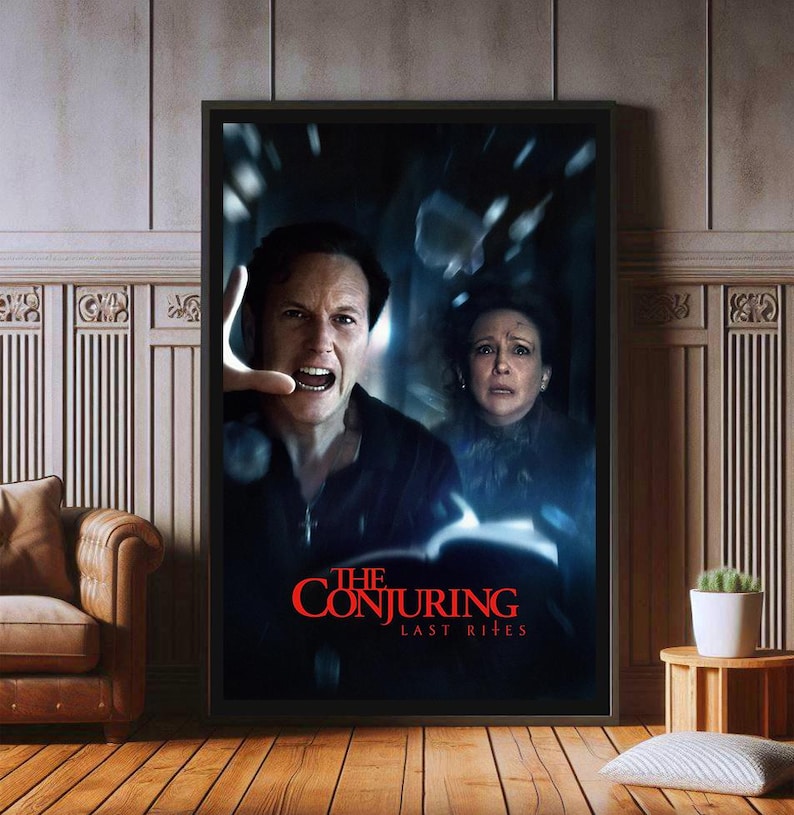 The Conjuring: Last Rites Movie Poster, High Quality Canvas Print ...
