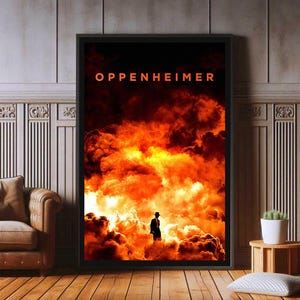 Oppenheimer Film Poster, hochwertige Leinwand, beliebte Poster für Wandästhetik, A1, A2, A3, A4, A5, 27X40