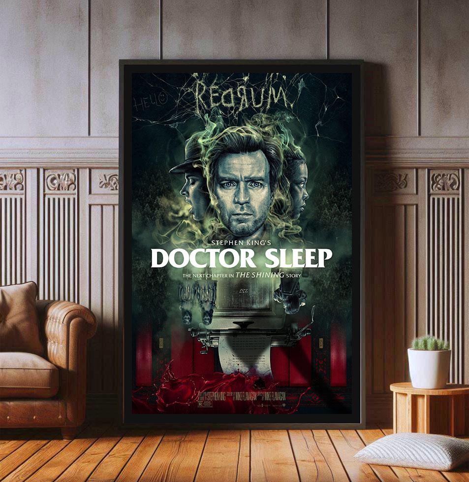 Doctor Sleep Movie Poster, High Quality Canvas Print, Popular Poster Prints for Wall Aesthetic Decor, A1,A2,A3,A4,A5,27X40