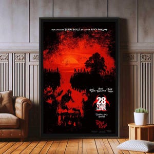 28 Years Later Film Poster, High Quality Canvas Print, Popular Poster Prints for Wall Aesthetic Decor, A1,A2,A3,A4,A5,27X40&#39;&#39;