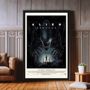 Pôster do filme Alien Romulus (2024), impressão em tela de alta qualidade, impressões de pôster populares para decoração estética de parede, A1, A2, A3, A4, A5, 27X40''