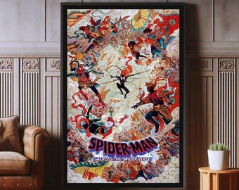 Spider-Man: Across the Spider-Verse Canvas Print - Wall Art Decor