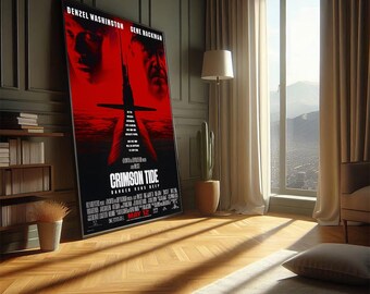 クリムゾン・タイド 映画ポスター：デンゼル・ワシントン、ジーン