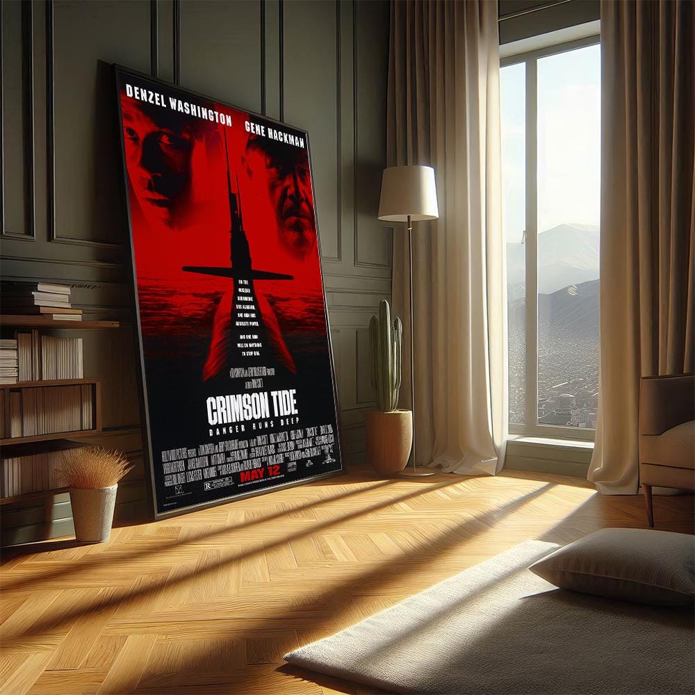 クリムゾン・タイド 映画ポスター：デンゼル・ワシントン
