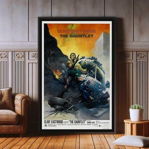 The Gauntlet Film Poster, High Quality Canvas Print, Popular Poster Prints for Wall Aesthetic Decor, A1,A2,A3,A4,A5,27X40&#39;&#39;