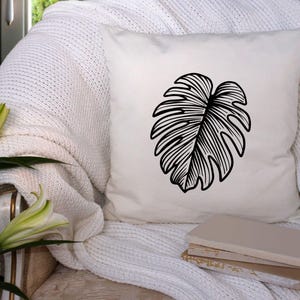 TROPICAL SVG Bundle Jungle Floral SVG Monstera Banana Leaf Palm Leaf ...