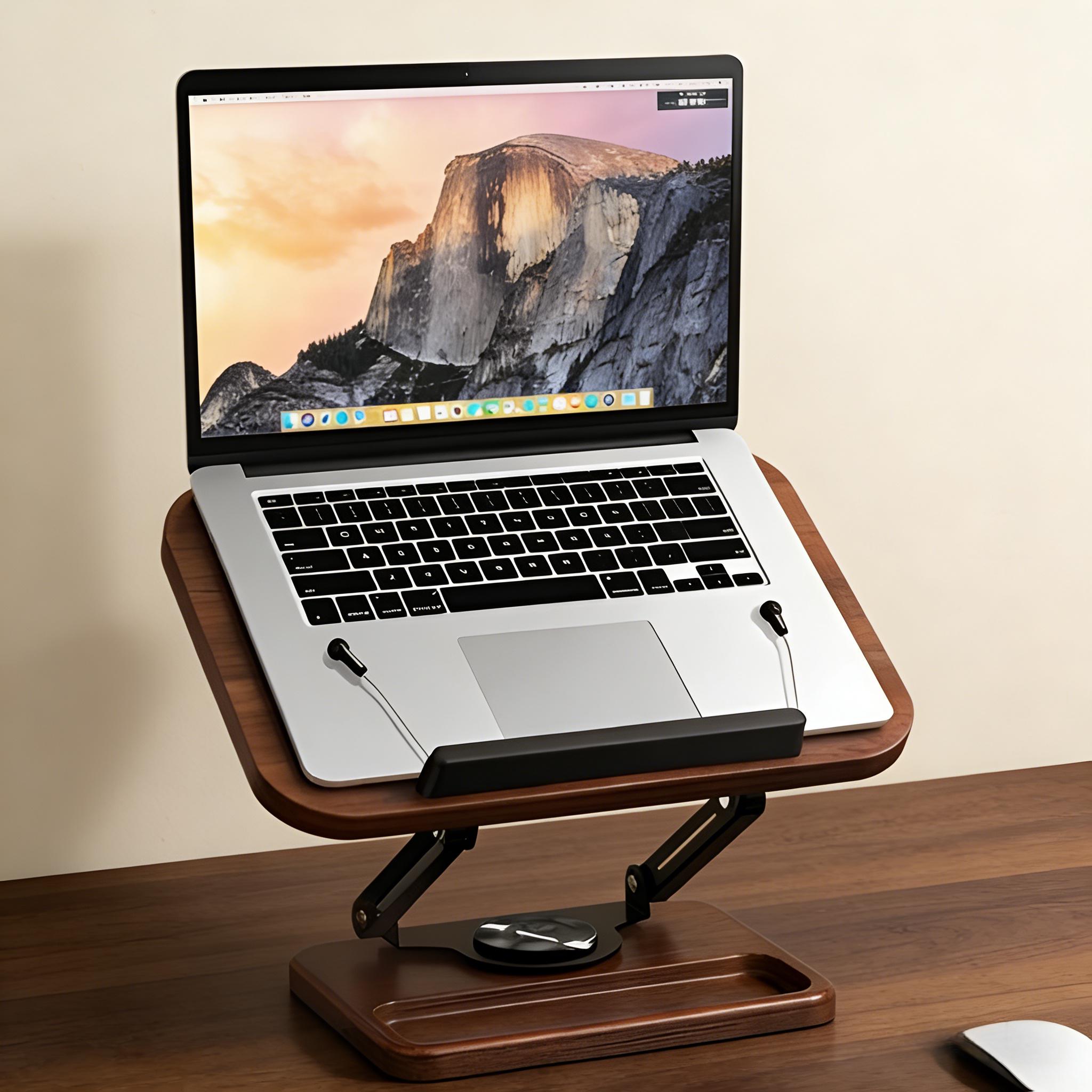 Solid Wood Book Stand, Adjustable iPad / Laptop Holder, Custom Wooden ...