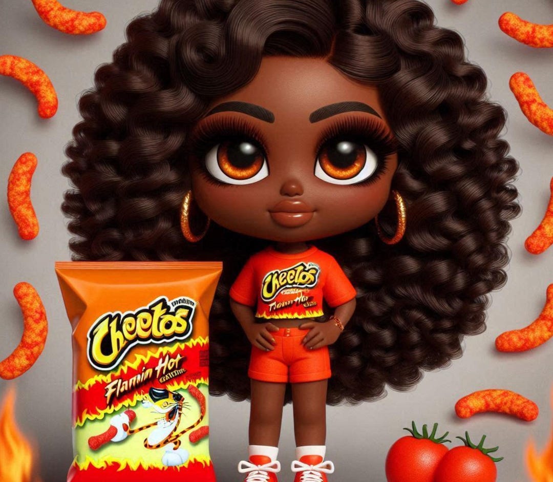 Hot Cheetos Girl Png - Etsy