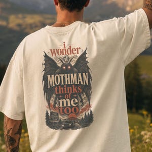 Mothman Shirt, Funny Cryptid Graphic Tee, Vintage Point Pleasant Comfort Colors T-Shirt