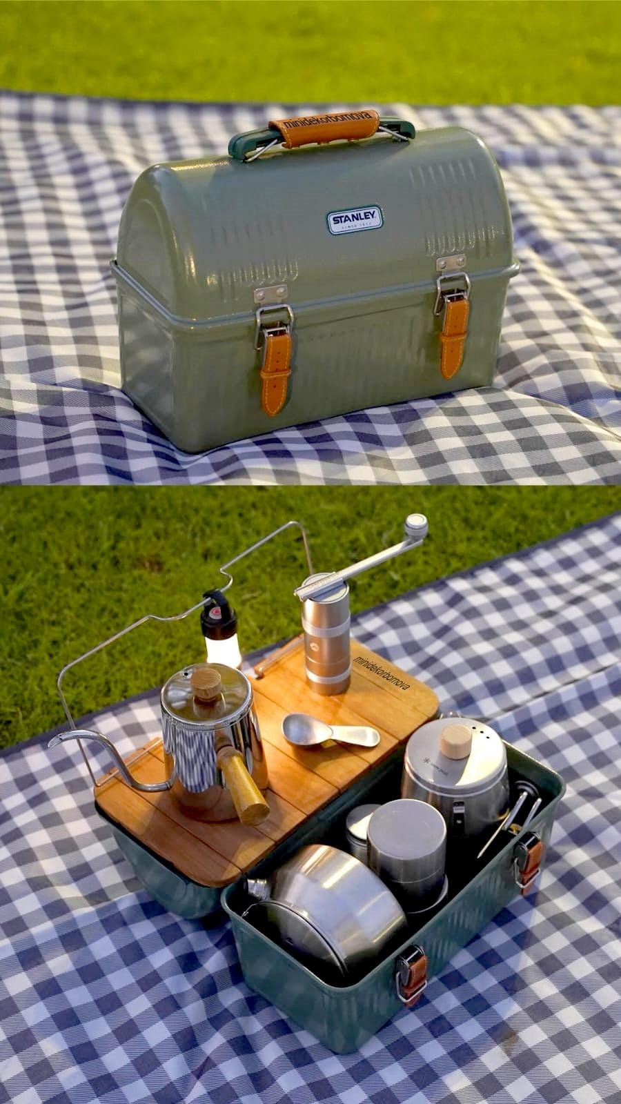 Stanley Lunch Box 9.4 Lt Model Compatible Natural Wood Folding Wooden