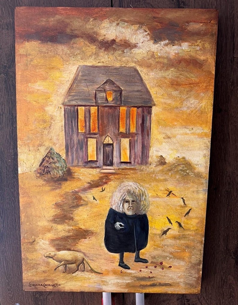 Leonora Carrington Oil Painting on Canvas - Etsy