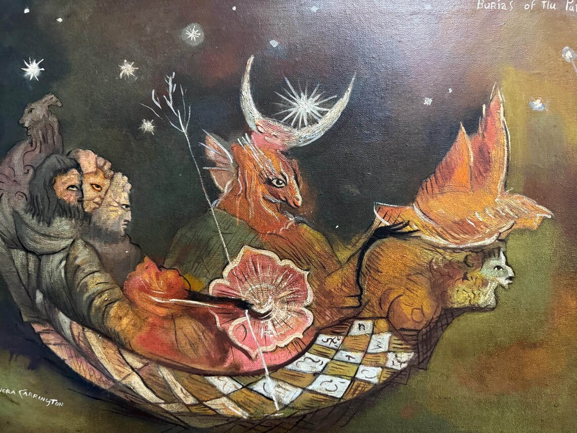 Leonora Carrington Oil Painting on Canvas - Etsy