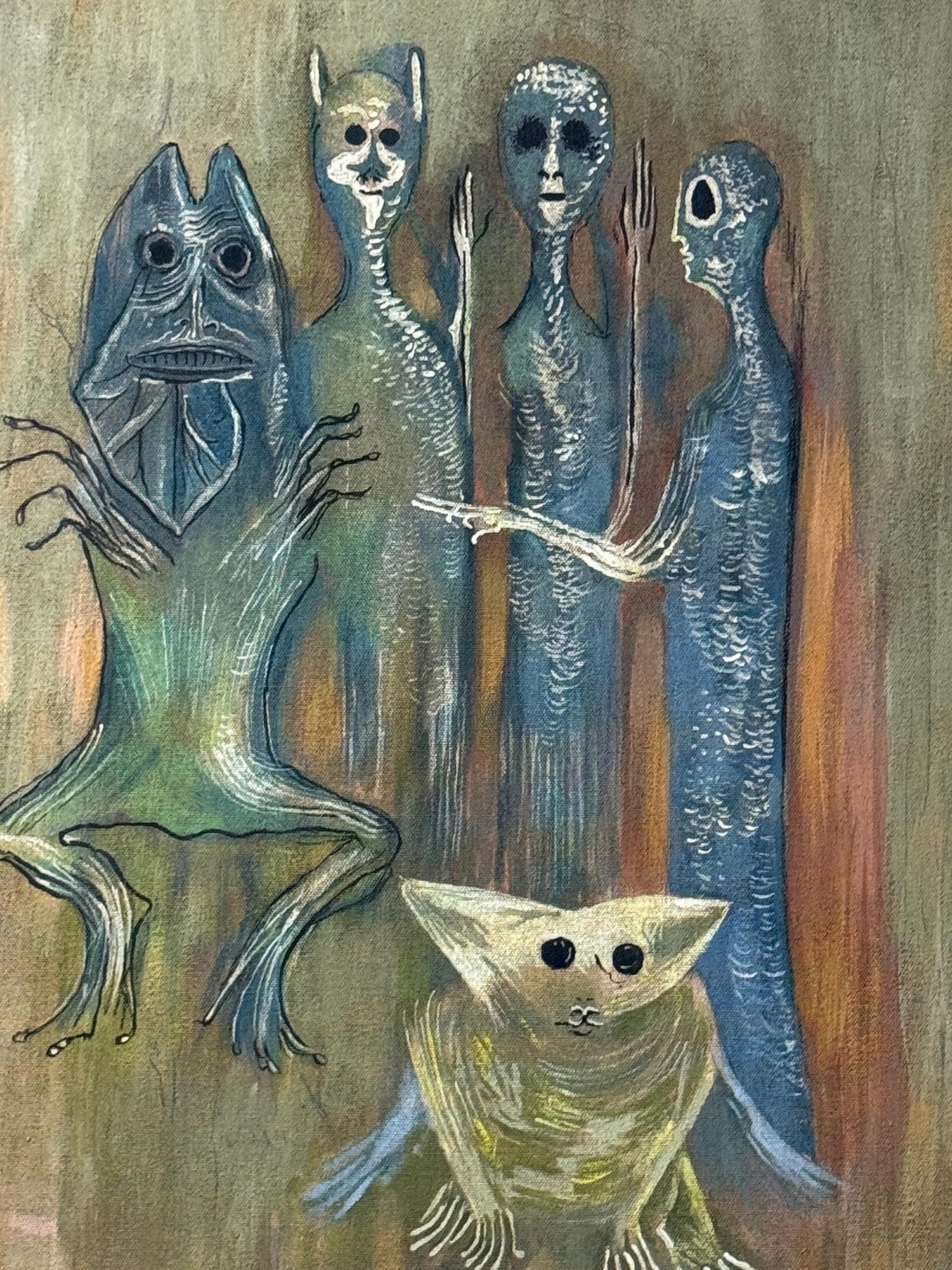 Leonora Carrington Oil Painting on Canvas - Etsy