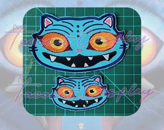 Derpy Tiger Embroidered Patch Kpop Hunters Inspired