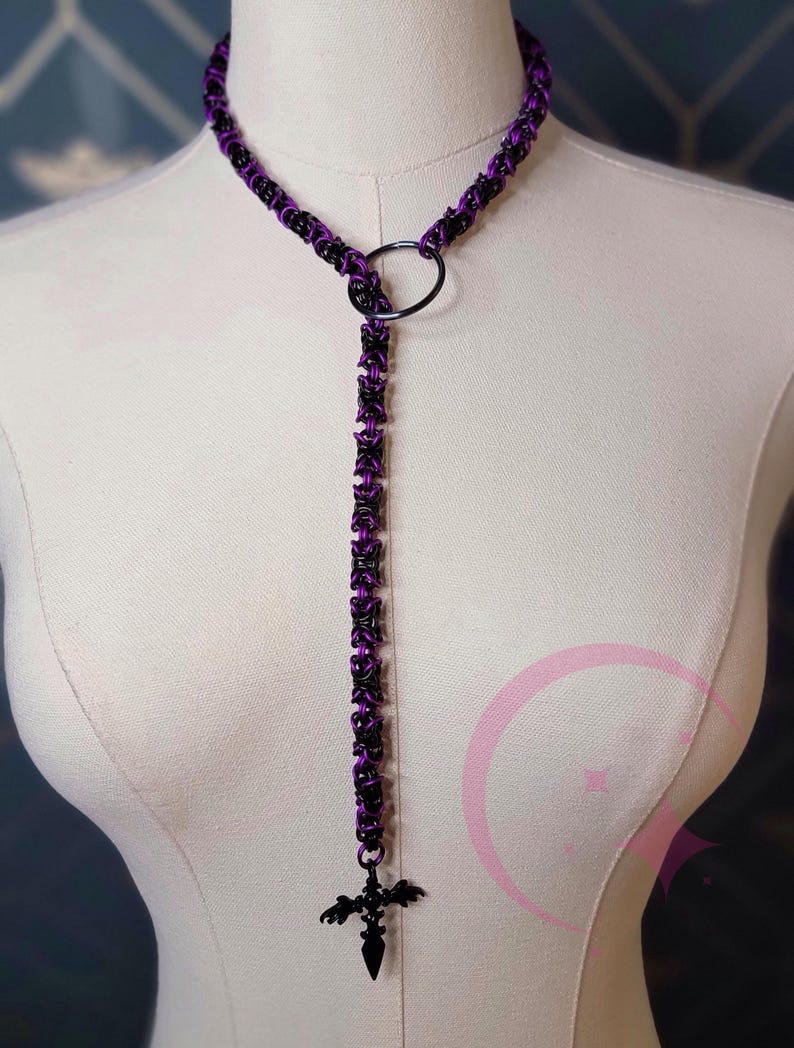 Byzantine Chainmail Slip-chain Necklace - Etsy