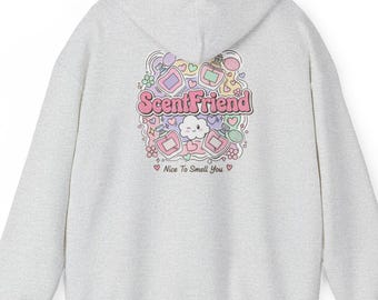 ScentFriend Kawaii Perfume Hoodie | Cute Fragrance Graphic Sweatshirt