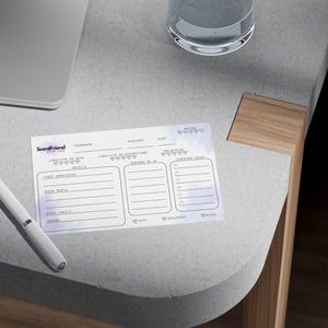 Printable Fragrance Journal ScentCard 4x6 & *FREE* Wishlist | Digital A6 Scent Planner | Digital Perfume Tracker | Digital Body Mist Library