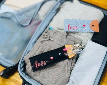 Felt Travel Perfume Case: Compact Fragrance Holder