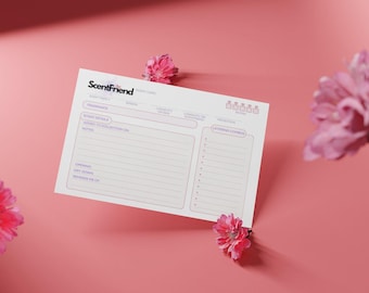 Digital Fragrance Journal | Scent Notes, Wishlist (Printable)