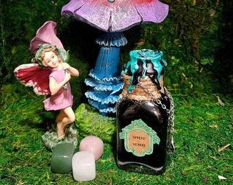 Color Changing Potion | Decorative Potion Bottle | Apothecary Bottle | Fantasy Magic | Bookshelf Decor | Witchy Decor | Alaskan Made