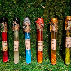 Color Changing Potion | Decorative Potion Bottle | Apothecary Bottle | Fantasy Magic | Bookshelf Decor | Witchy Decor | Alaskan Made