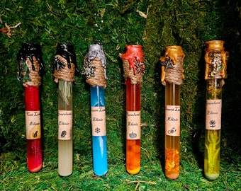 Color Changing Potion | Decorative Potion Bottle | Apothecary Bottle | Fantasy Magic | Bookshelf Decor | Witchy Decor | Alaskan Made